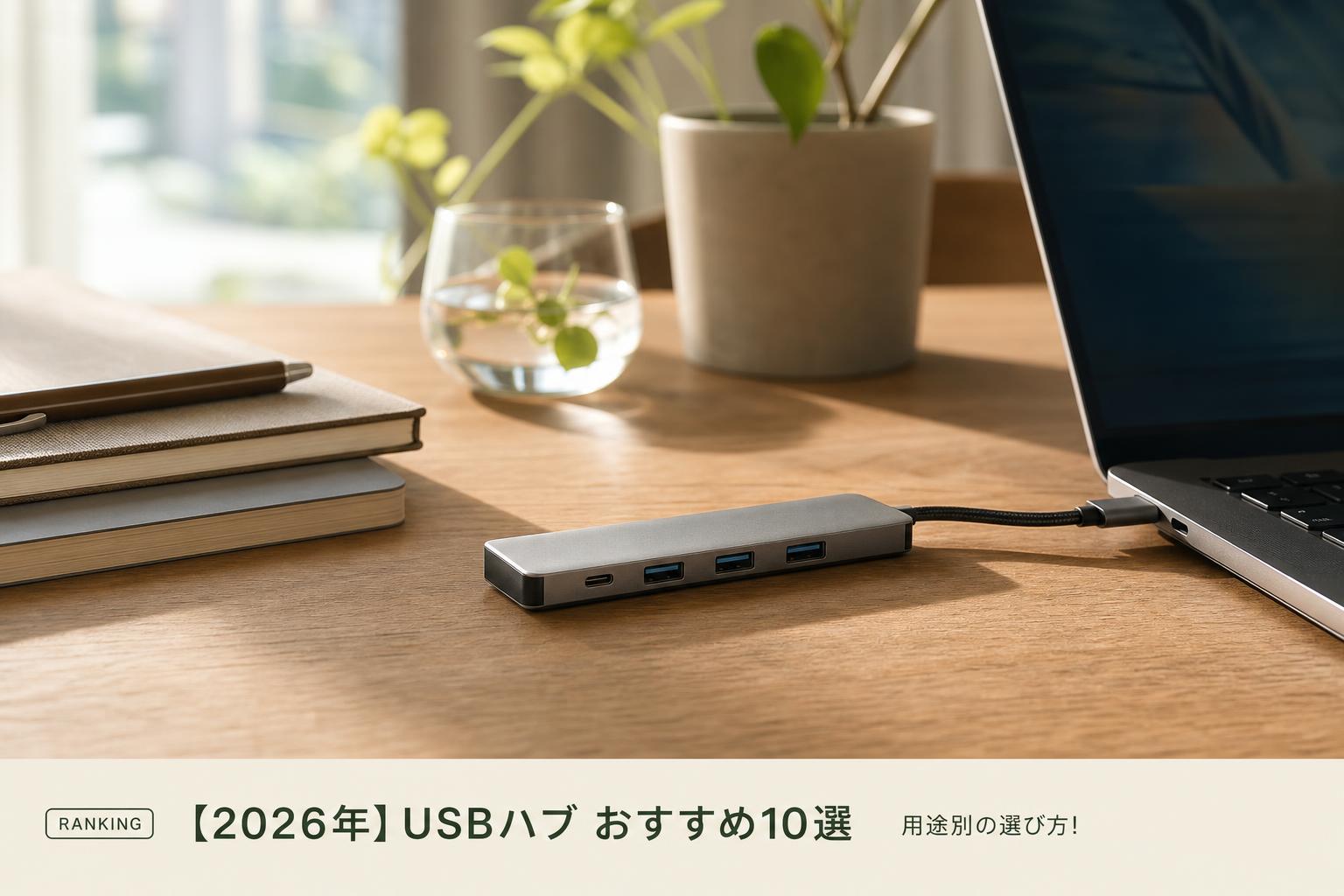 【2026年】USBハブ おすすめ10選｜用途別の選び方