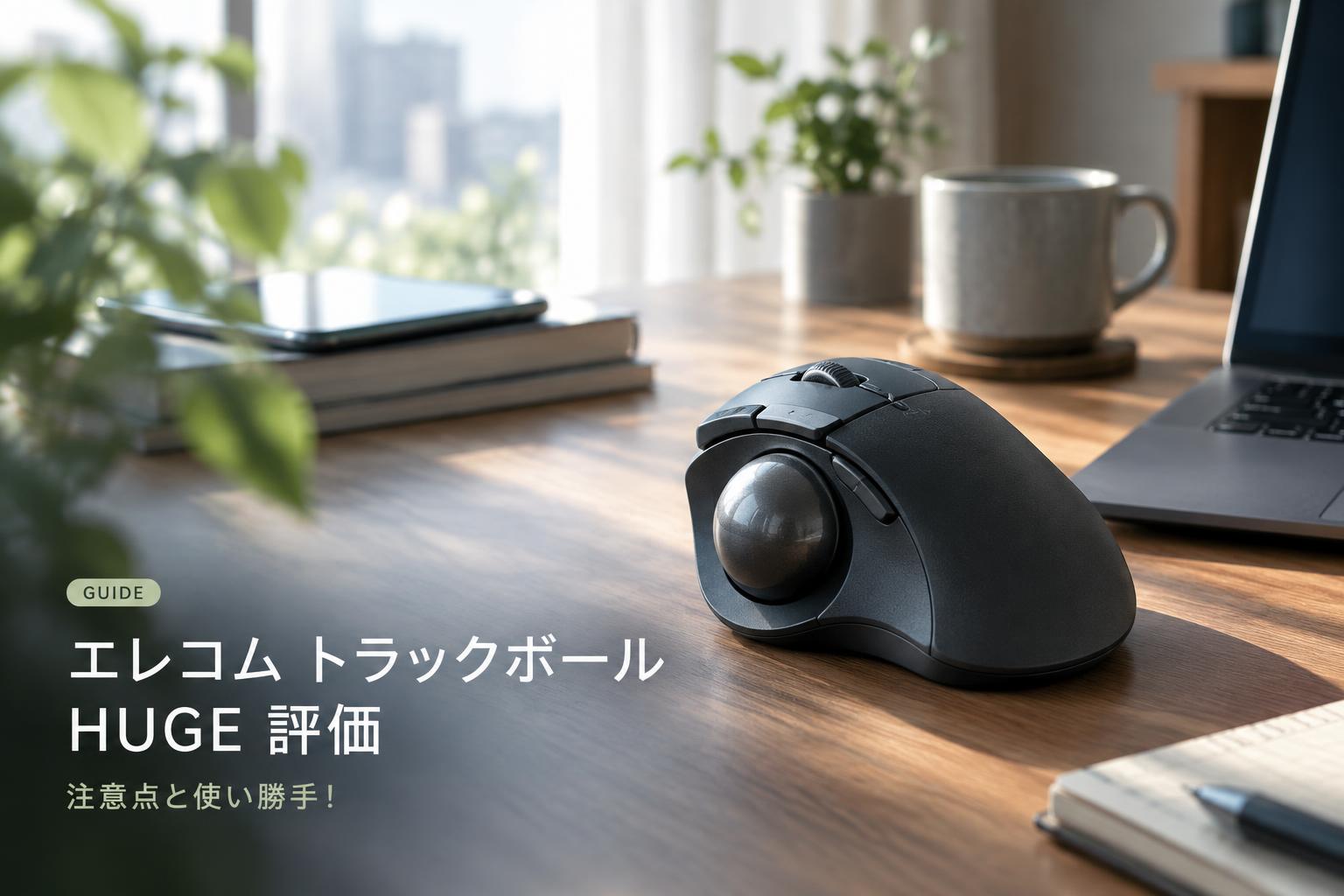 エレコム トラックボール HUGE 評価｜注意点と使い勝手