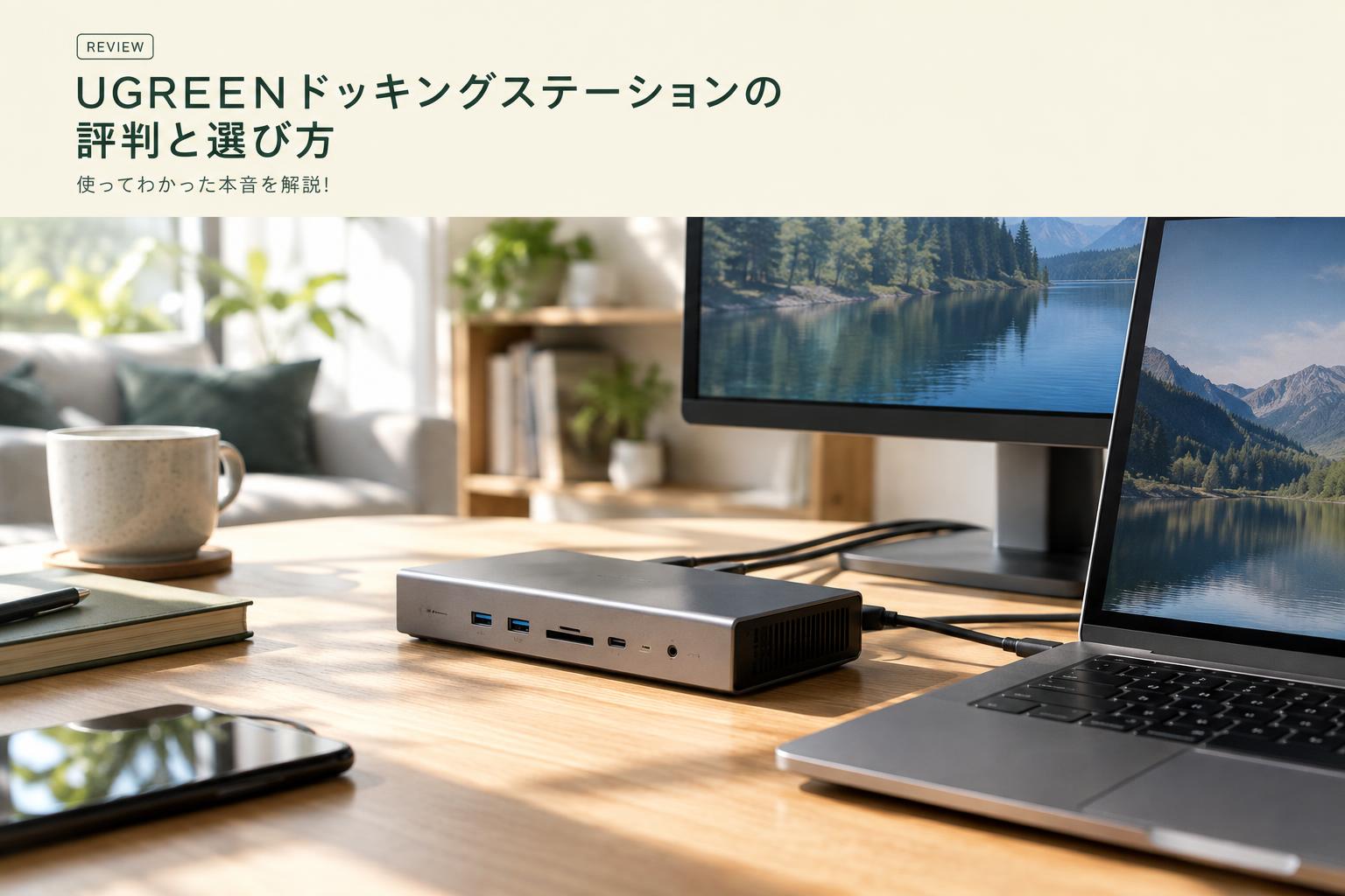 UGREENドッキングステーションの評判と選び方