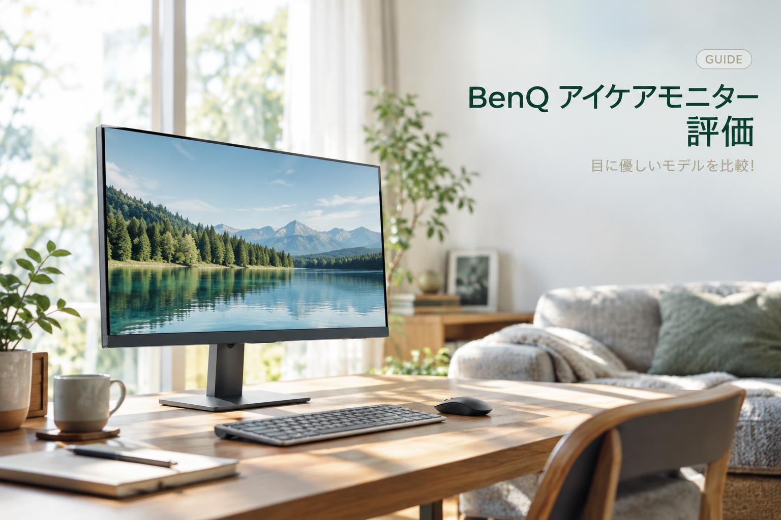 BenQ アイケアモニター 評価｜目に優しいモデルを比較