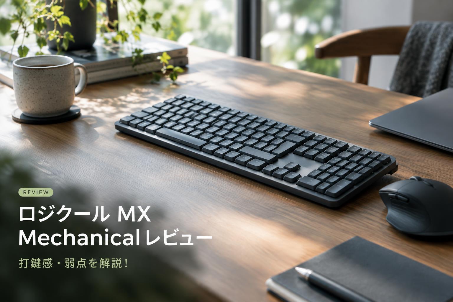 ロジクール MX Mechanicalレビュー｜打鍵感・弱点を解説