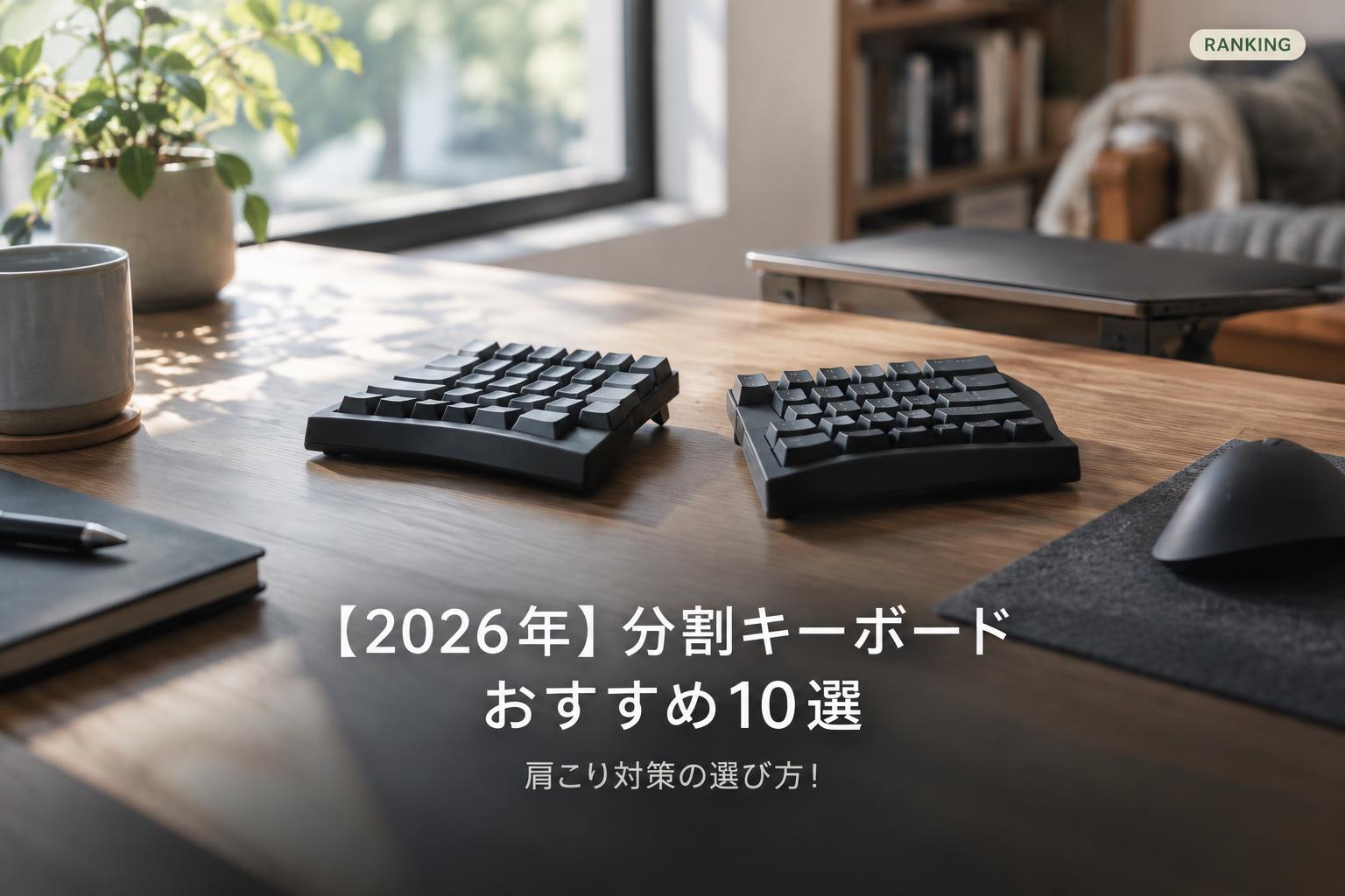 【2026年】分割キーボードおすすめ10選｜肩こり対策の選び方