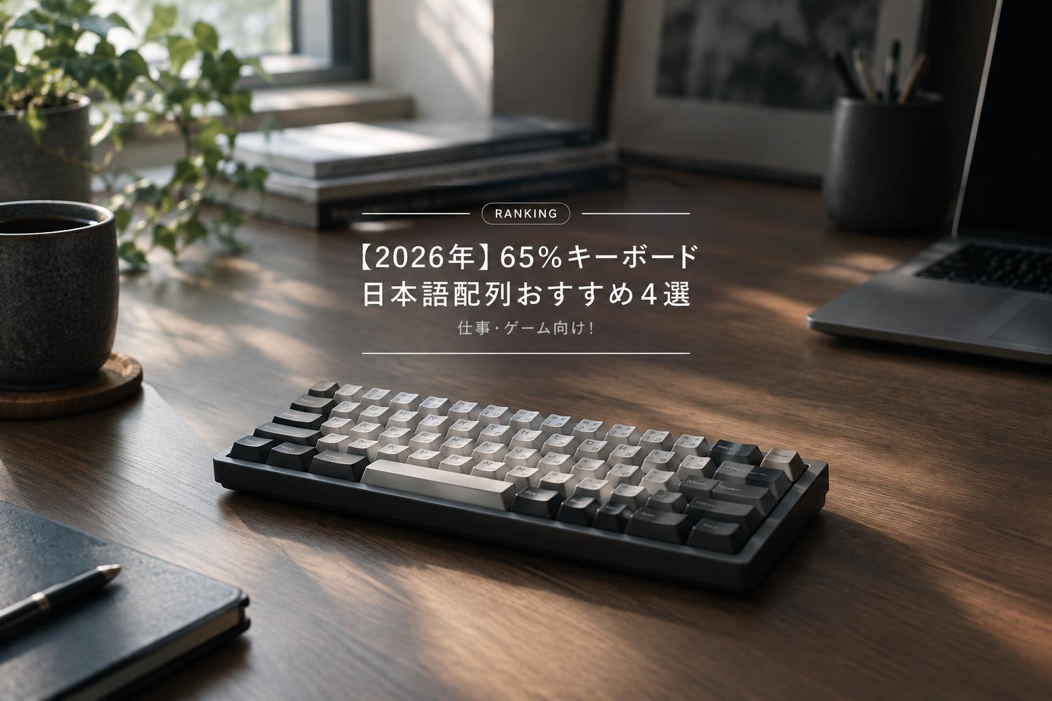 【2026年】65%キーボード日本語配列おすすめ4選｜仕事・ゲーム向け