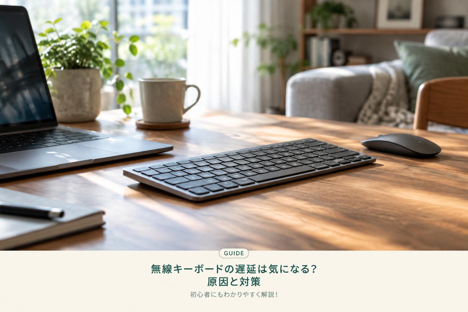 無線キーボードの遅延は気になる？原因と対策