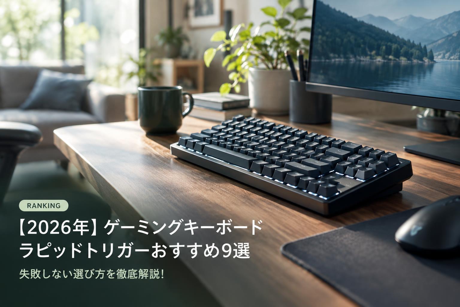 【2026年】ゲーミングキーボード ラピッドトリガーおすすめ9選