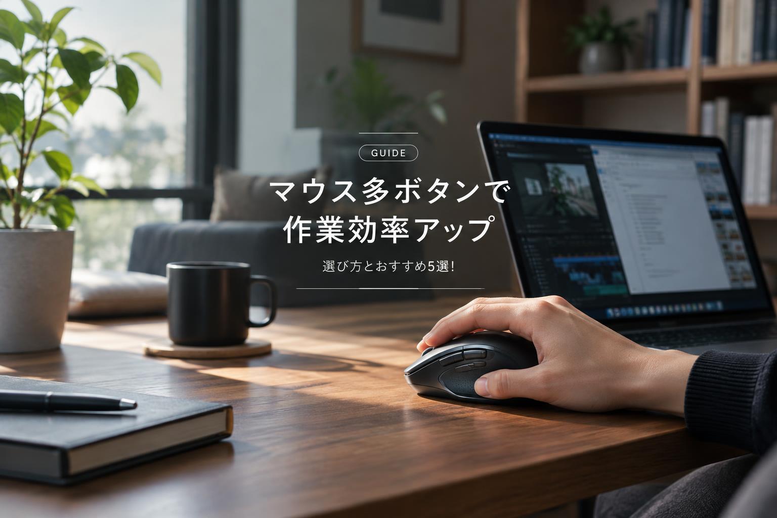 マウス多ボタンで作業効率アップ｜選び方とおすすめ5選