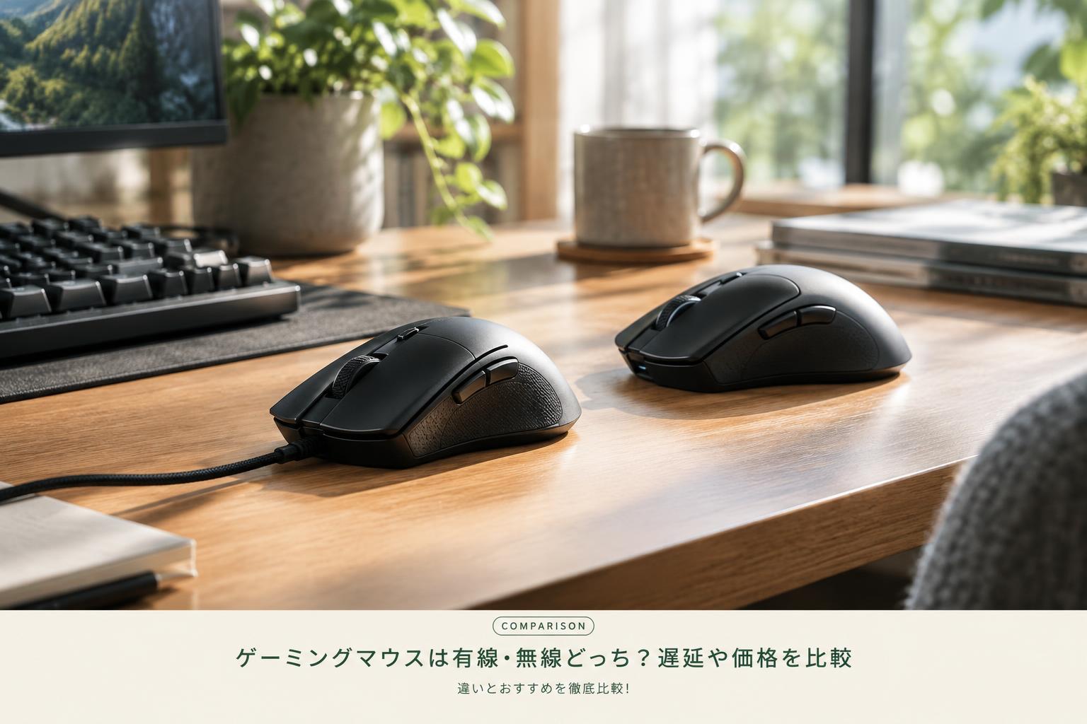 ゲーミングマウスは有線・無線どっち？遅延や価格を比較