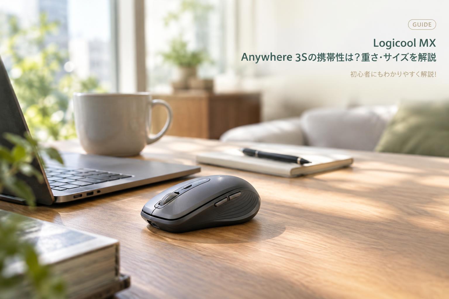 Logicool MX Anywhere 3Sの携帯性は？重さ・サイズを解説