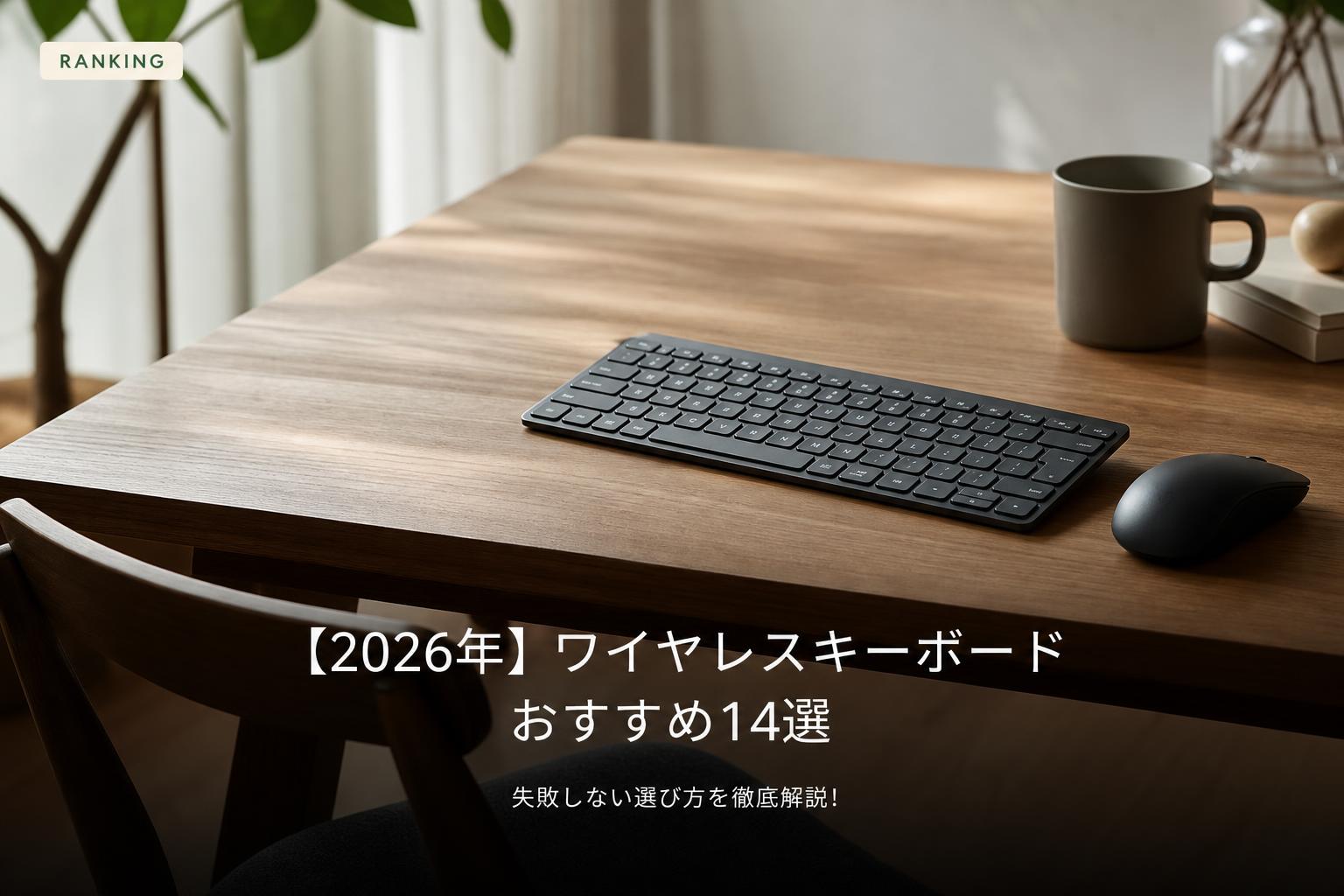 【2026年】ワイヤレスキーボードおすすめ14選