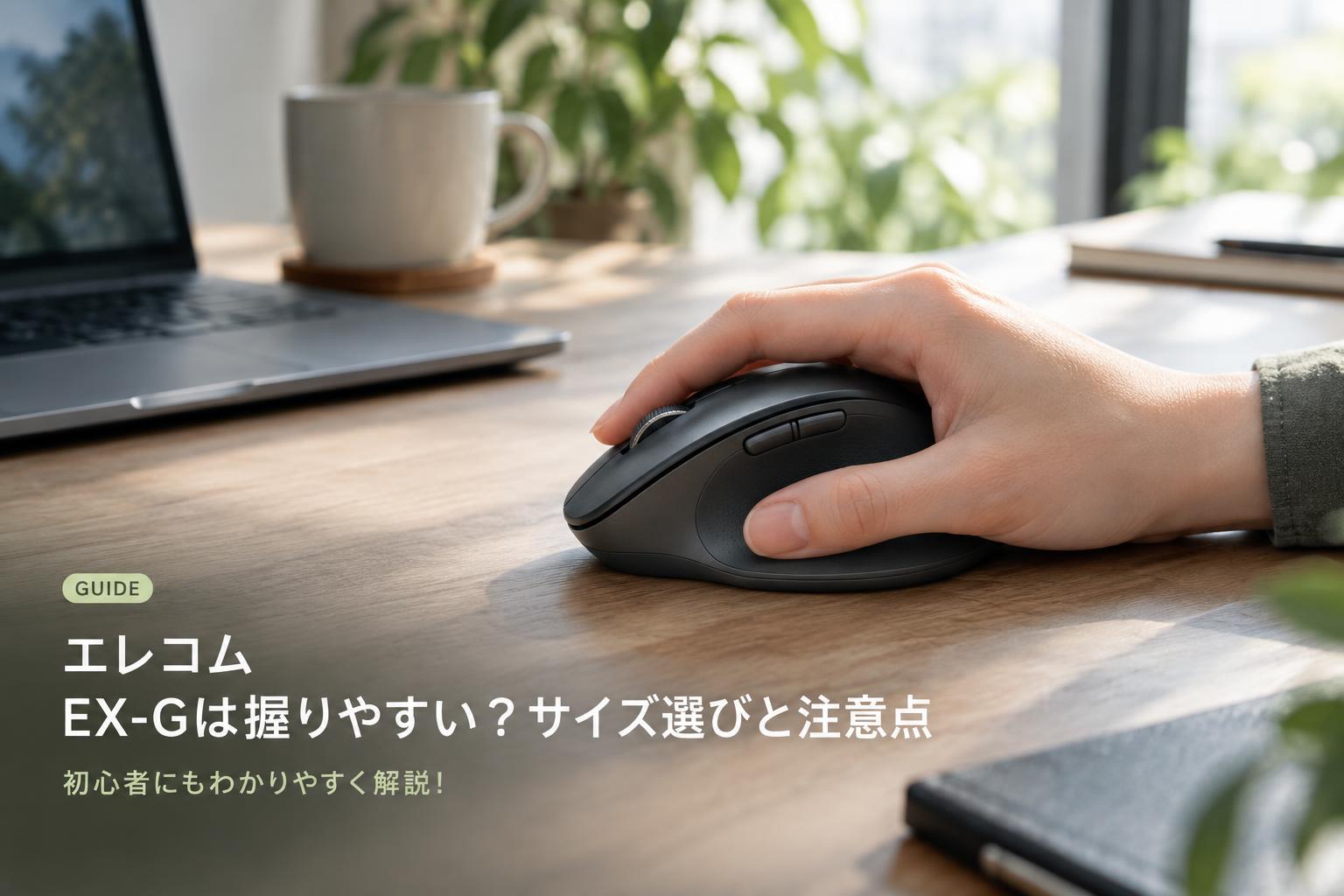 エレコム EX-Gは握りやすい？サイズ選びと注意点