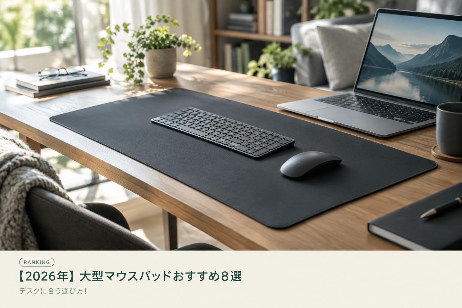 【2026年】大型マウスパッドおすすめ8選｜デスクに合う選び方