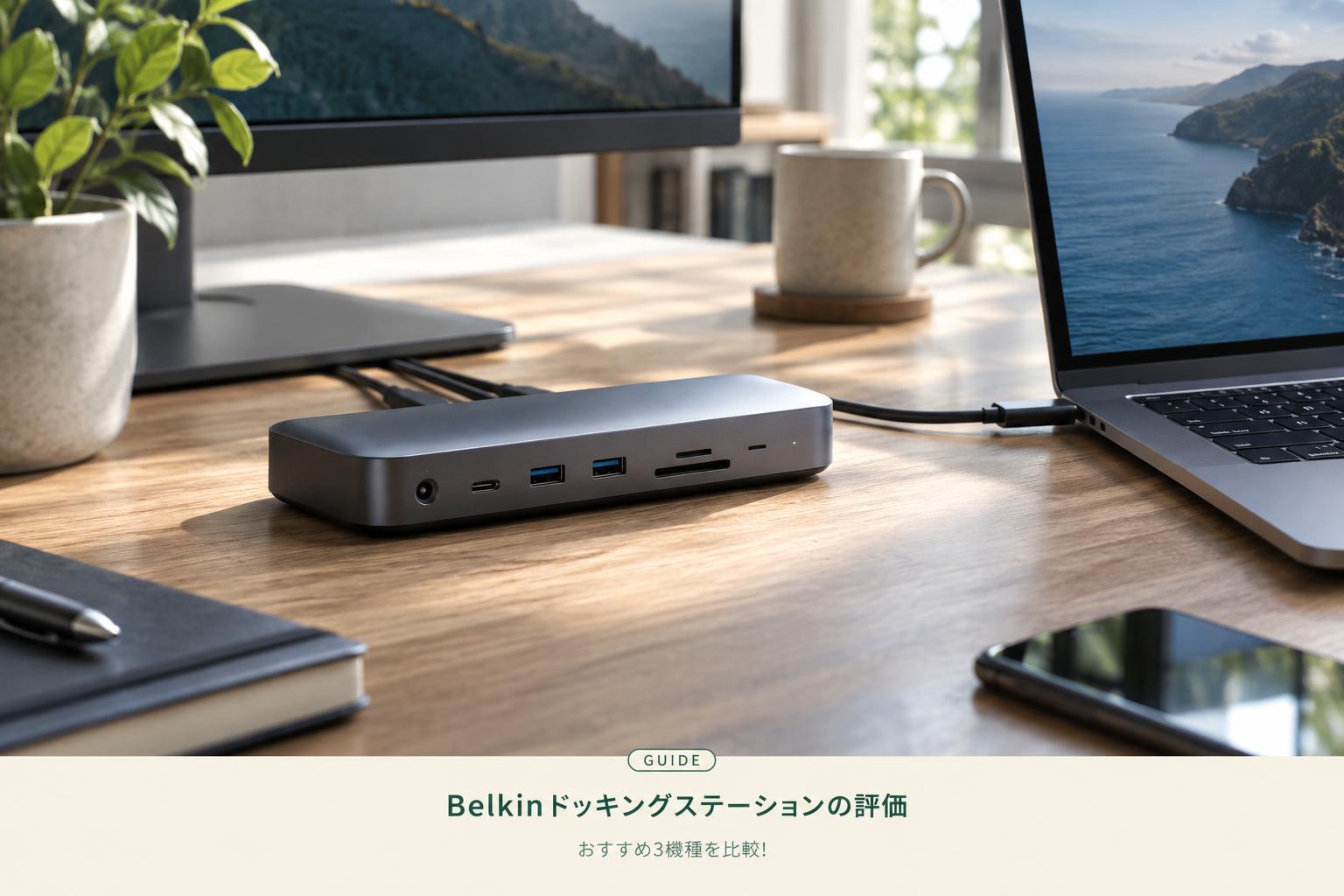 Belkinドッキングステーションの評価｜おすすめ3機種を比較