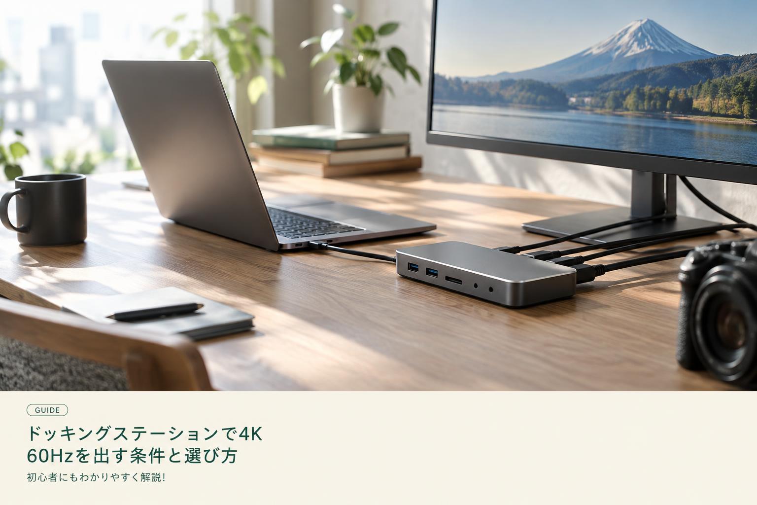 ドッキングステーションで4K 60Hzを出す条件と選び方