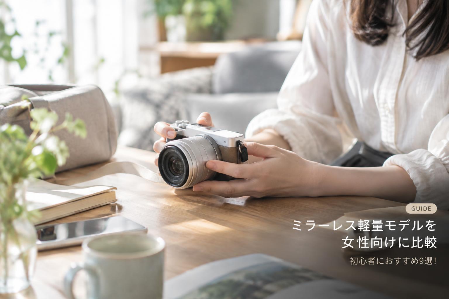 ミラーレス軽量モデルを女性向けに比較｜初心者におすすめ9選