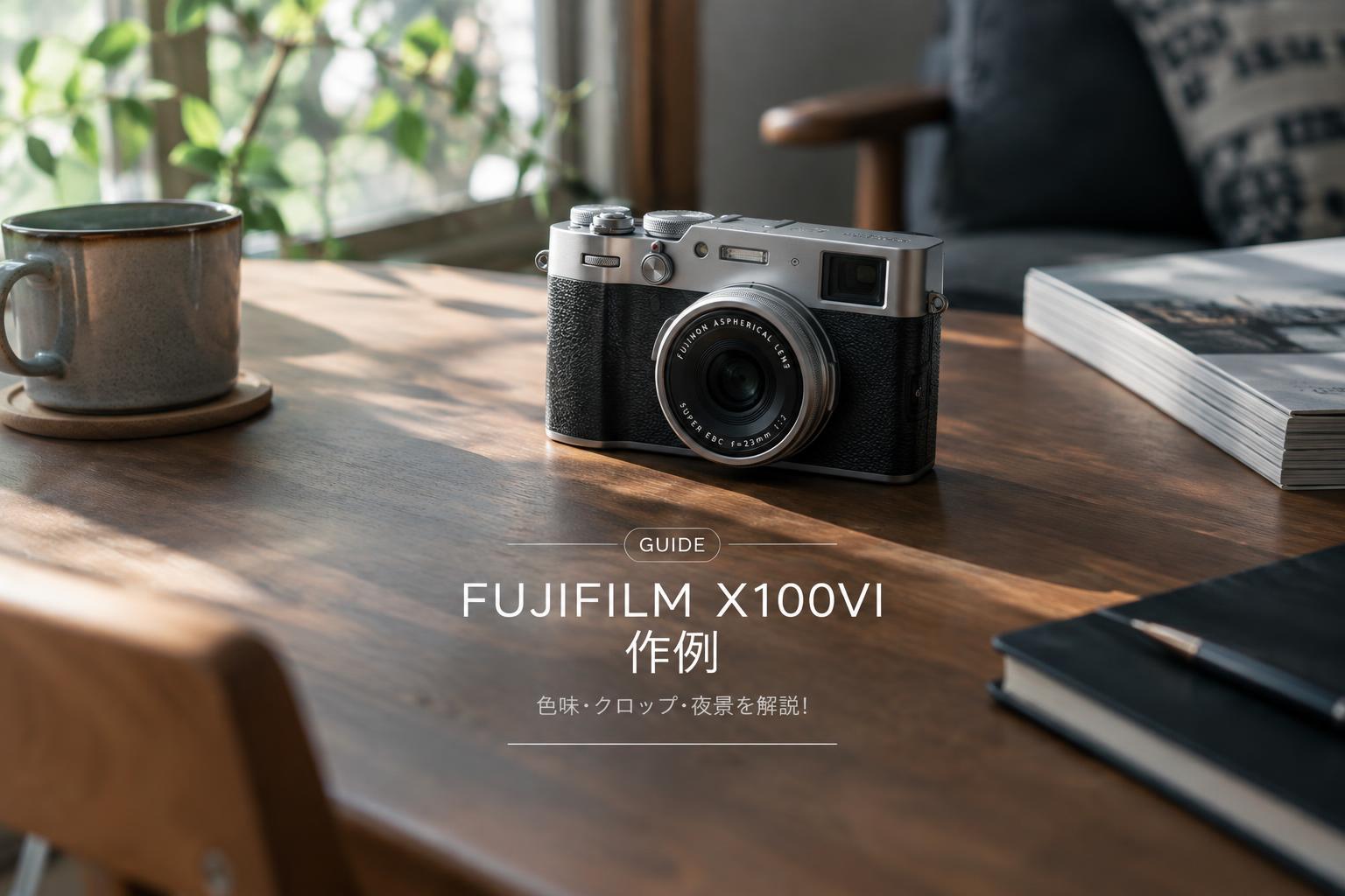 FUJIFILM X100VI 作例｜色味・クロップ・夜景を解説