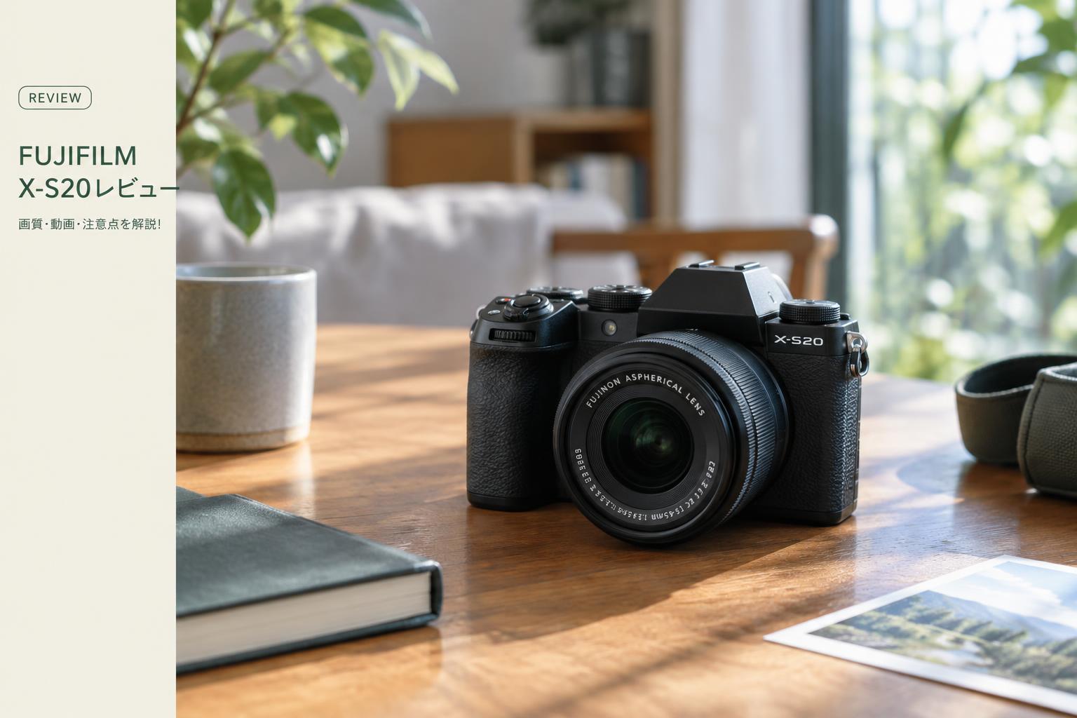 FUJIFILM X-S20レビュー｜画質・動画・注意点を解説