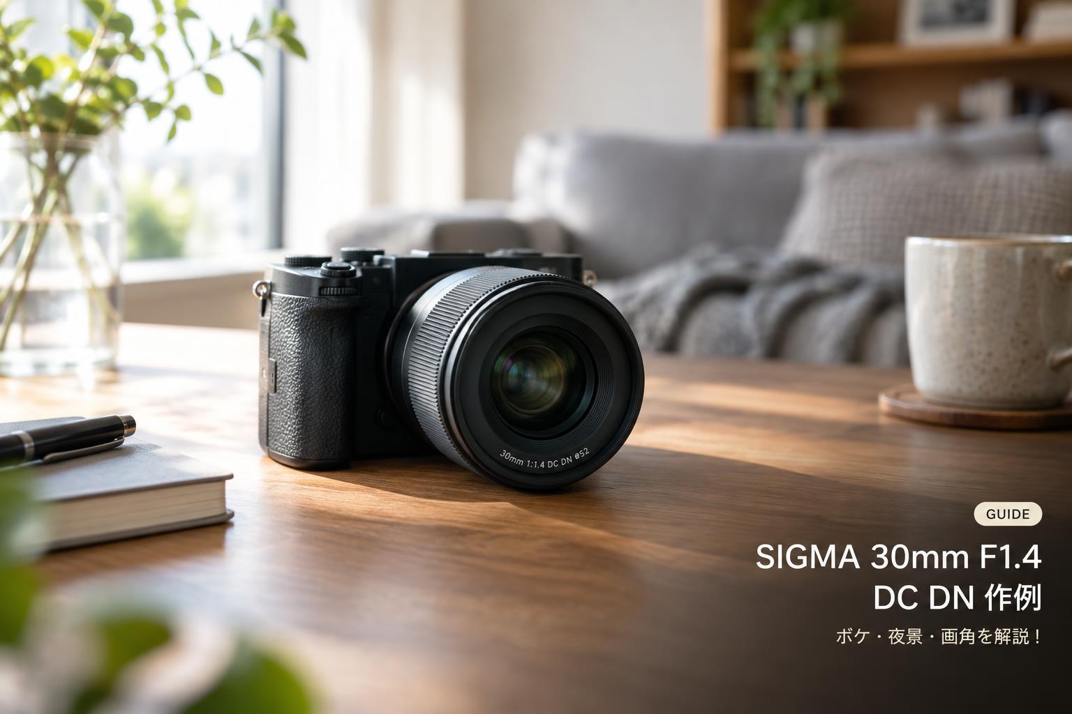 SIGMA 30mm F1.4 DC DN 作例｜ボケ・夜景・画角を解説