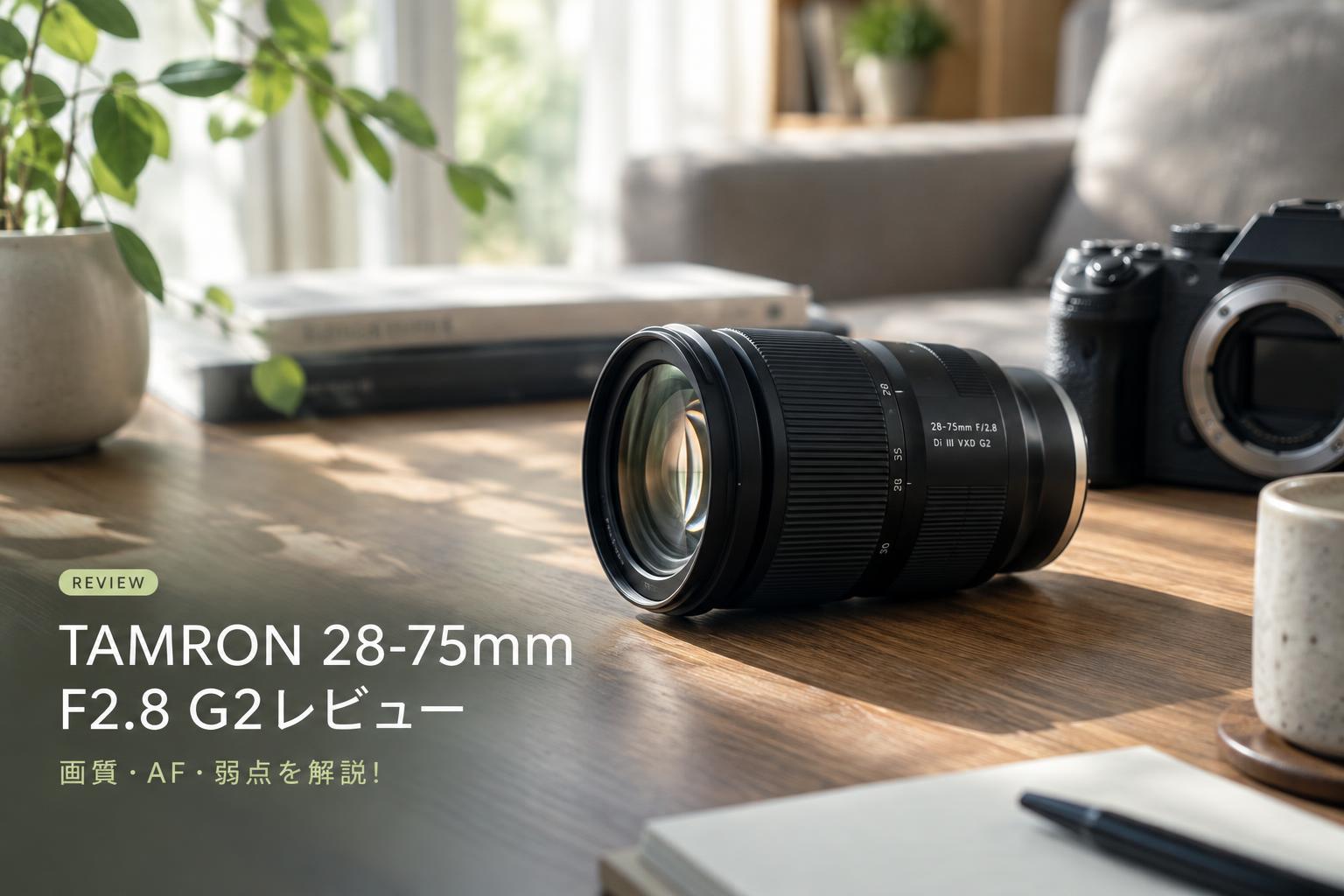 TAMRON 28-75mm F2.8 G2レビュー｜画質・AF・弱点を解説