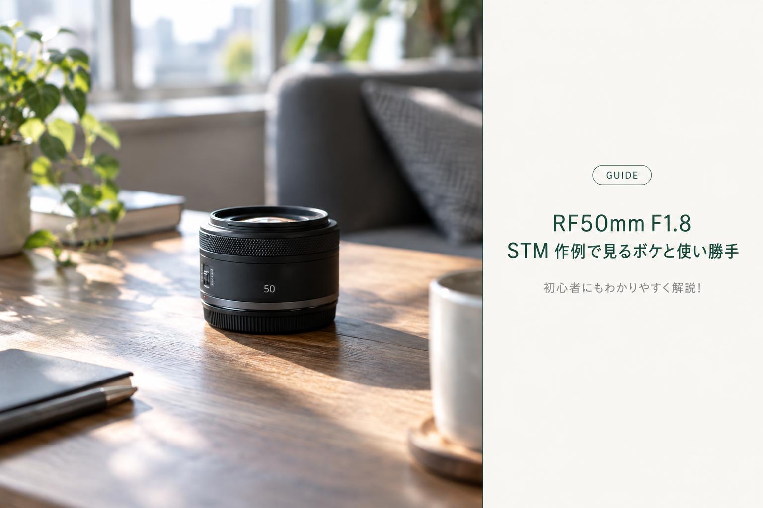 RF50mm F1.8 STM 作例で見るボケと使い勝手