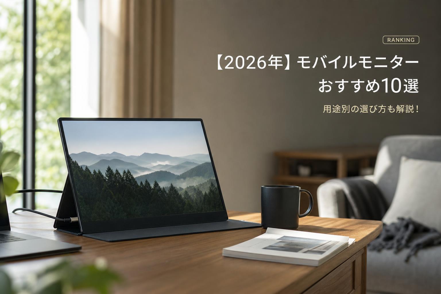 【2026年】モバイルモニターおすすめ10選｜用途別の選び方も解説