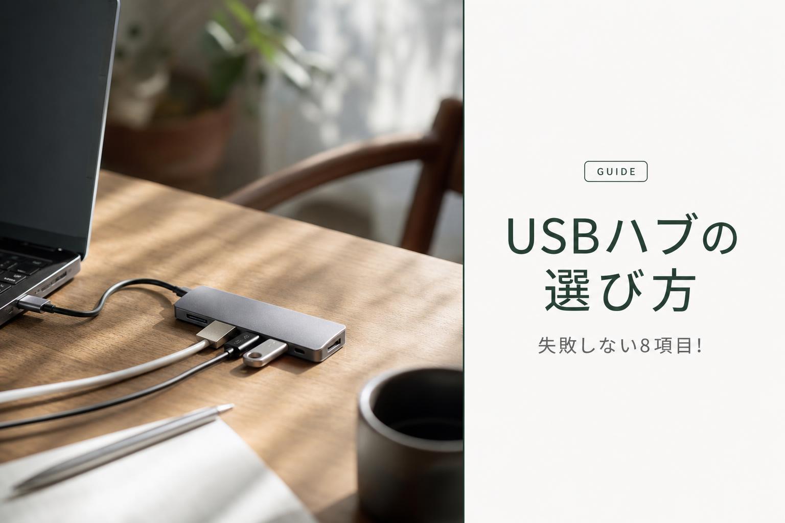 USBハブの選び方｜失敗しない8項目