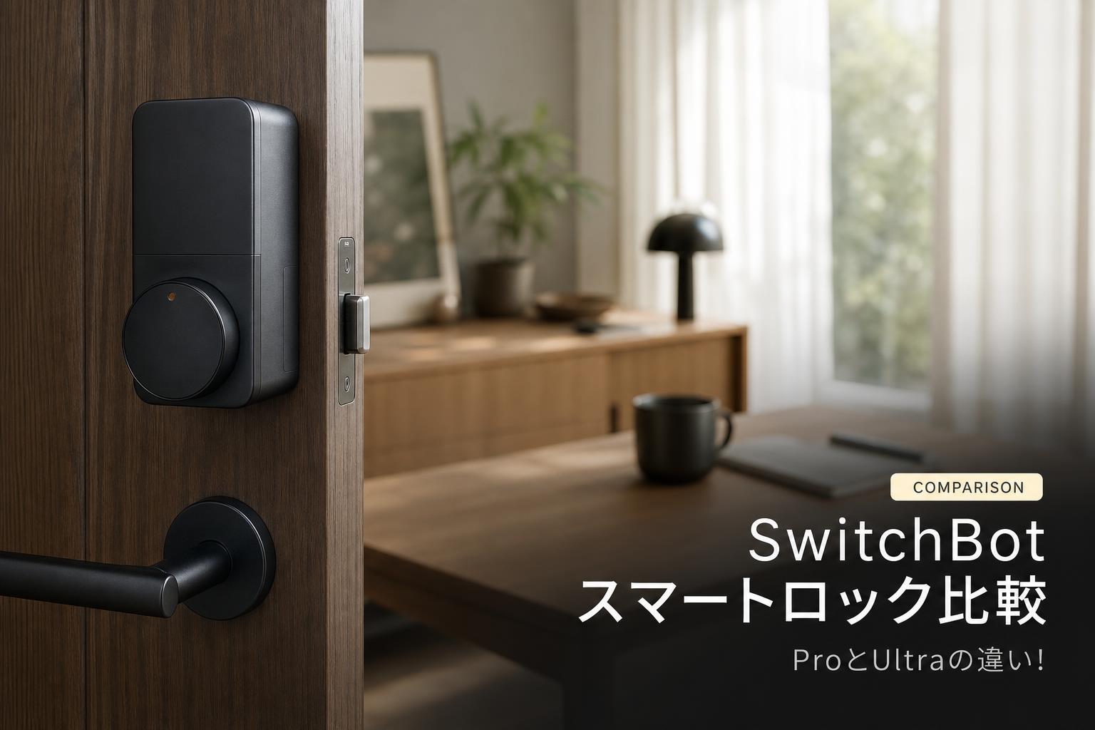 SwitchBot スマートロック比較｜ProとUltraの違い