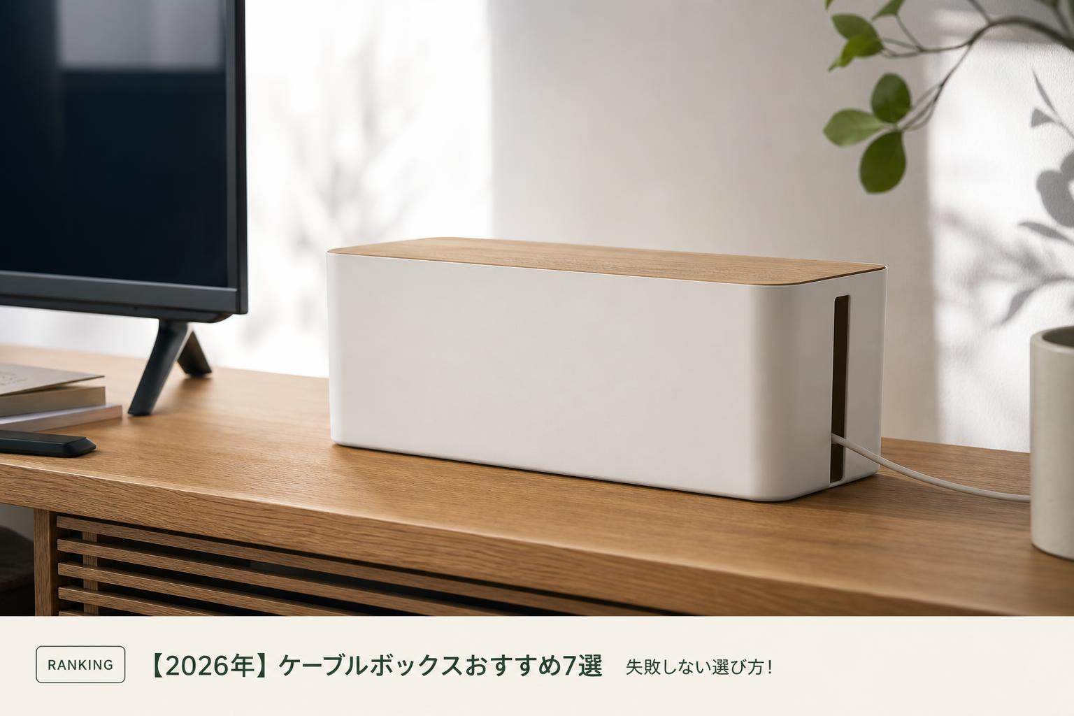 【2026年】ケーブルボックスおすすめ7選｜失敗しない選び方