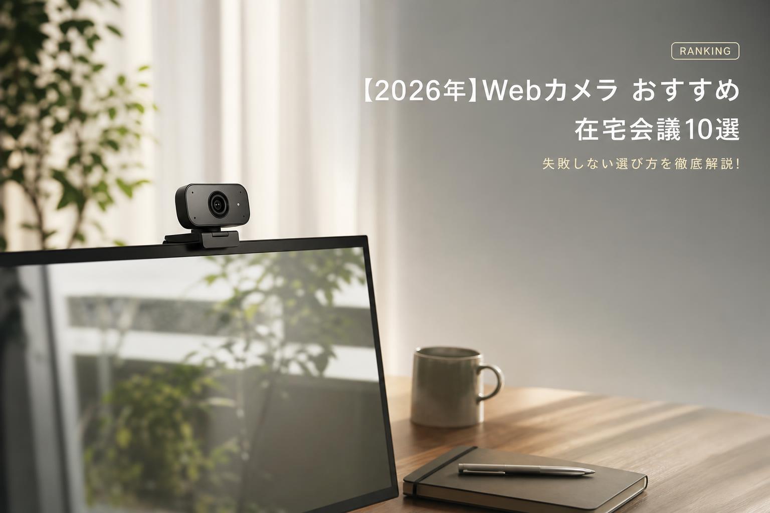 【2026年】Webカメラ おすすめ 在宅会議10選