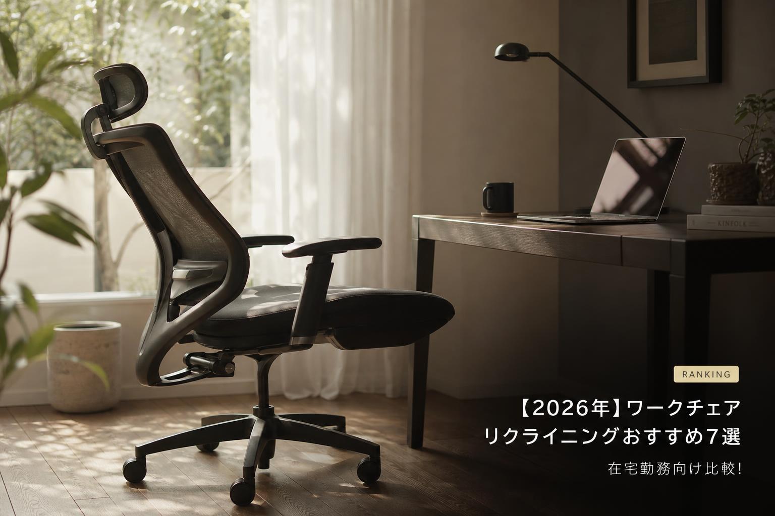 【2026年】ワークチェア リクライニングおすすめ7選｜在宅勤務向け比較