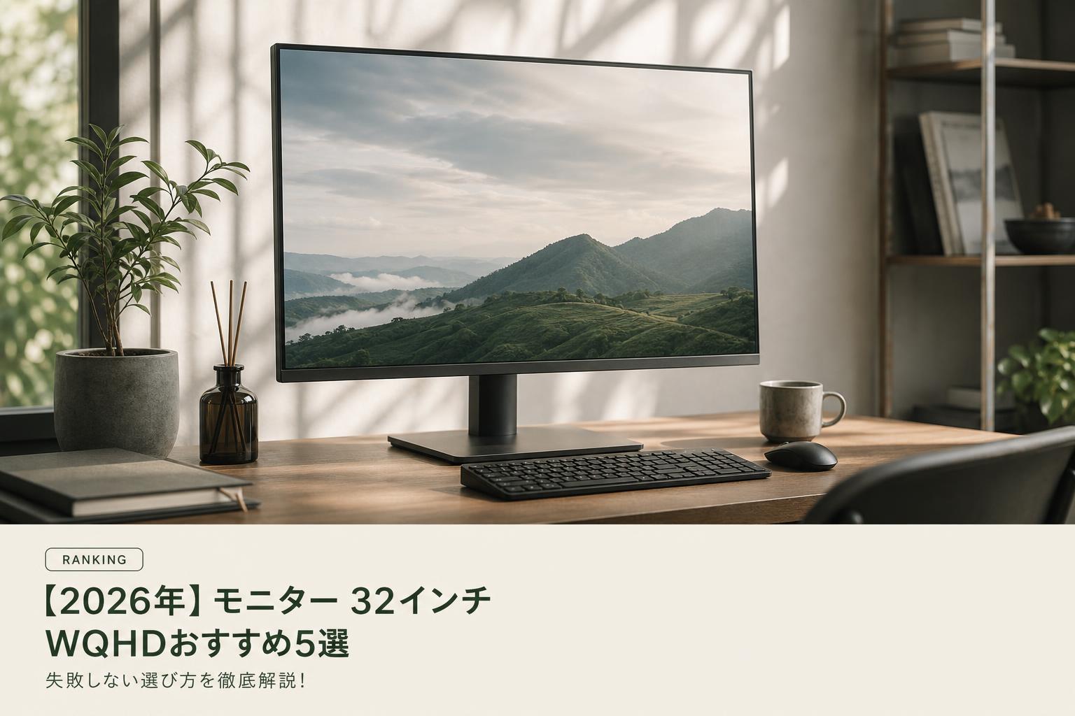 【2026年】モニター 32インチ WQHDおすすめ5選