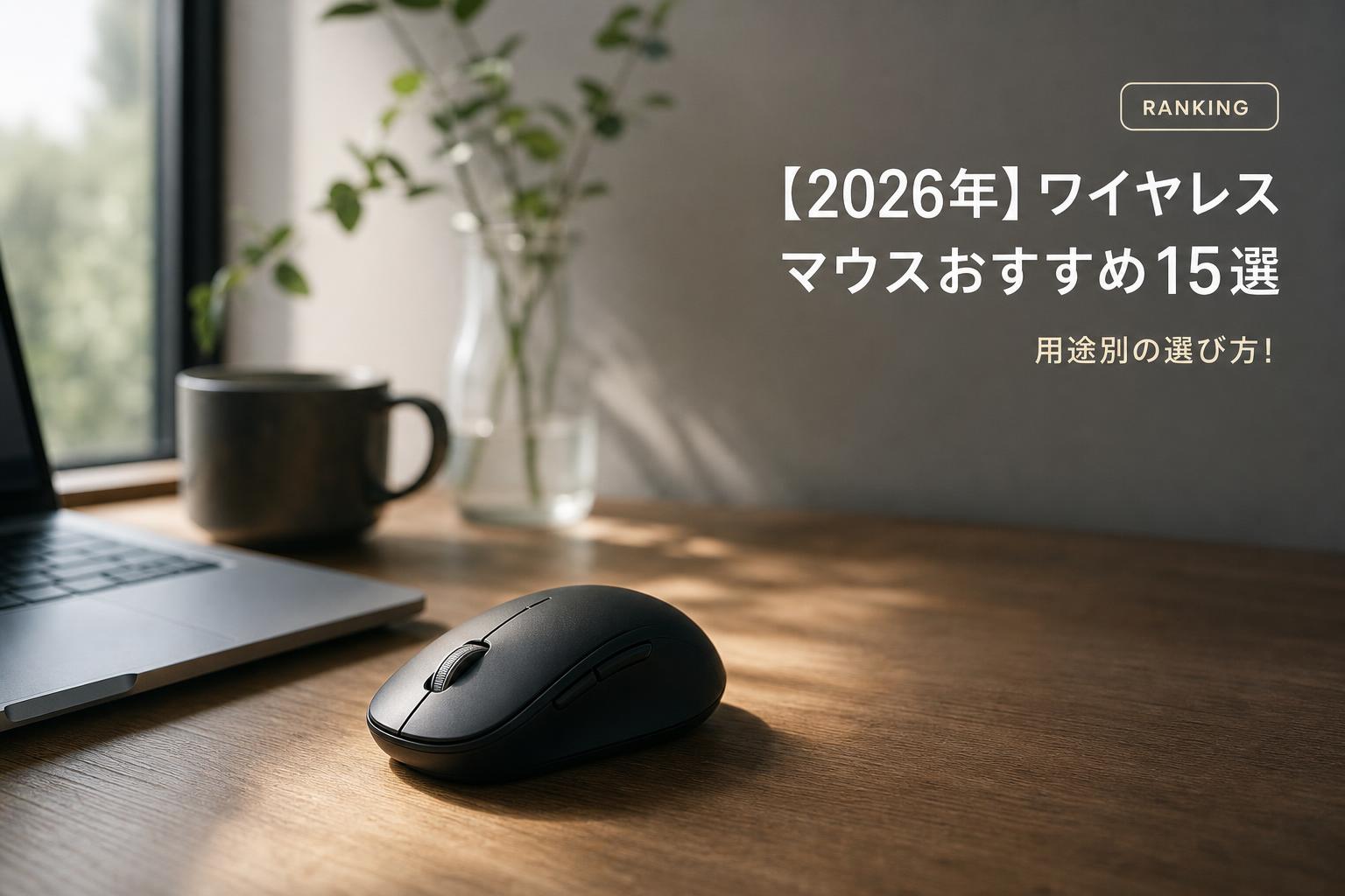 【2026年】ワイヤレスマウスおすすめ15選｜用途別の選び方