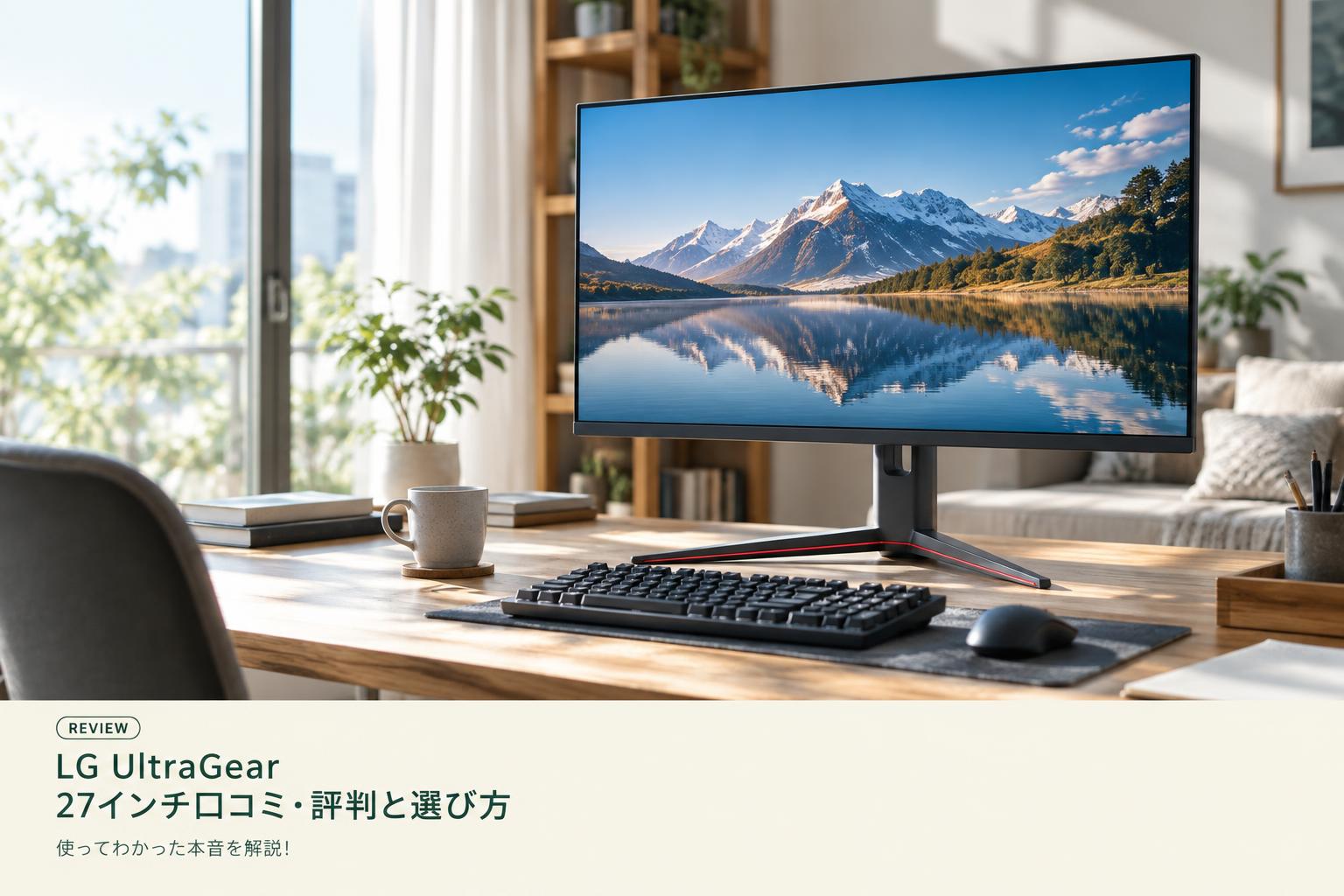 LG UltraGear 27インチ口コミ・評判と選び方