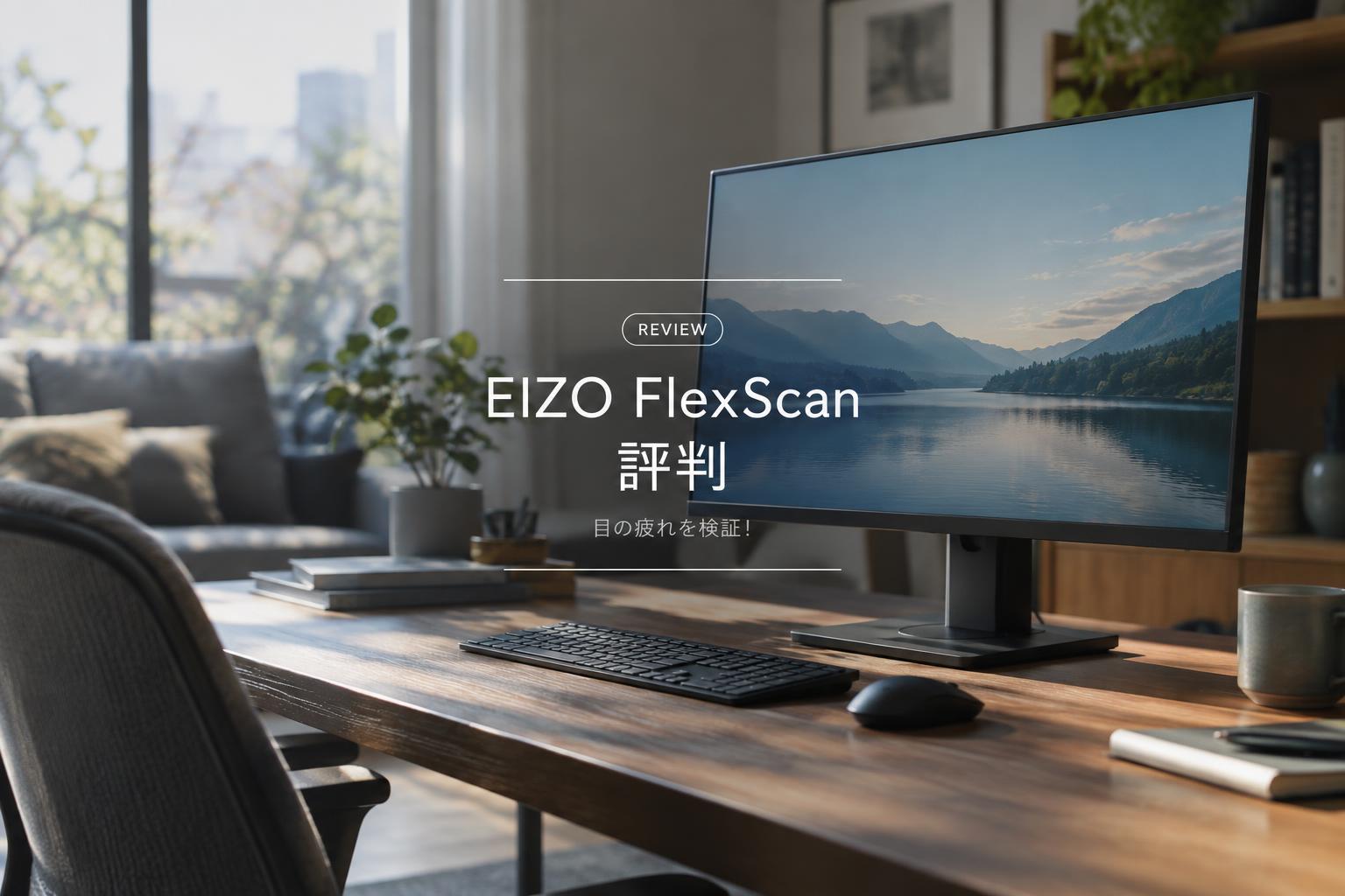 EIZO FlexScan 評判｜目の疲れを検証